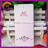 300g White Card Custom Cheap Hang Tags Design