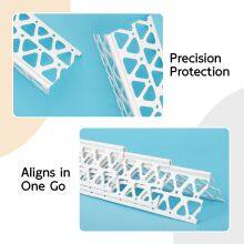 Customizable Flexible Impact Resistant White Vinyl PVC Corner Bead for Easy DIY Wall Repair thumbnail-4