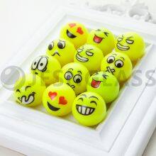 Factory Wholesale Various Design High Bouncy Ball Emoji Bouncy Toy Rubber Balls thumbnail-1