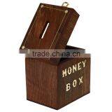 Christmas Handcrafted Wooden Money Box thumbnail-4