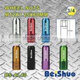BS-AL40,M12x1.25x60mm Car Aluminum Wheel Lug Nut thumbnail-1