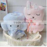Baby Soft Toy Blankets / High Quality Baby Blanket With Elephant and Bunny Shaped thumbnail-1