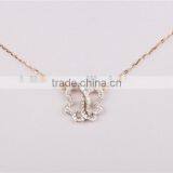 Dubai Jewellry Butterfly Necklace Girl's Silver Sterling Necklace Fashion Jewelry thumbnail-2