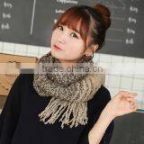 Wholesale Coral Fleece Striped Woven Warm Winter Women Shawls thumbnail-2