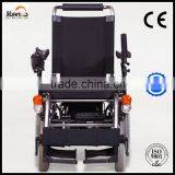 9" Wheel Brushless Folding Electric Power Wheelchair With Brushless Joystic Controller thumbnail-3