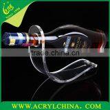 Hot Clear Acrylic Red Wine Rack Acrylic Wine Rack Wine Display Shelf thumbnail-1