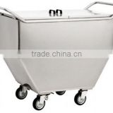 STM - 136 Medical Waste Trolley stainless steel furniture , hospital fourniture