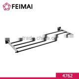 Brass Chrome Single Layer Plated Corner Towel Shelf Rack Bar Holder