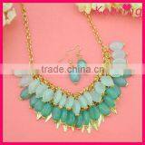Hot Sale Elegant Latest Model Fashion Blue Beaded Necklace WNK-272 thumbnail-1