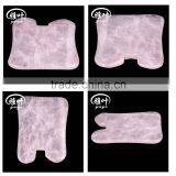 2016 New Arrival Rose Quartz Stone Gua Sha Plate Scraping Massager