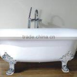 1530mm Freesanding Cast Iron Bath Tub With Lion Clawfoot thumbnail-1