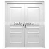 2015 New Design Double Leaf Lacquer Wood Veneer Timber Entrance Door thumbnail-1
