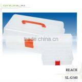 Transprent Tool Box With Tray,Hot Sale Equipment Toolbox, Easy Carry Handle Toolbox SL-G560 thumbnail-1