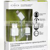 Save 20% 2 in 1 Charge and Sync Cable With High Quality and Competitive Price thumbnail-4