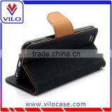 Color Combo Buckle Jean Materail Leather Case Cover for Iphone 6 thumbnail-5