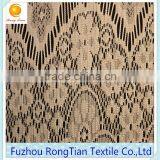 Top Quality Crocheted Eyelet Cord African Lace Fabric for Wedding Dress thumbnail-1