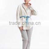 Generous Elegant Binding Pajamas Women thumbnail-3
