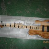 Custom bass guitar Neck-through Birdeye wood body quality maple neck and fingerboard bottom price