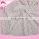 SGS certificatedpolyester garment fabric burn-out fleece fabric