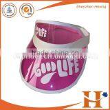 100% Acrylic Sun Visor Caps Rubber Band Adjust Hats thumbnail-2