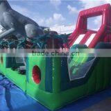 Giant Outdoor Playground Dinosaur Inflatable Obstacle Course for Kid Game thumbnail-3