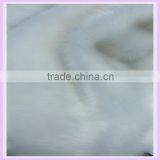 100% acrylic long pile white plush fur fabric shiny for clothing Chian supplier