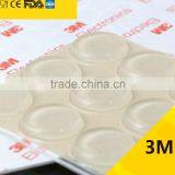18*3mm Clear Self Adhesive Silicone Rubber Self-adhesive Clear Rubber Feet Bumpons