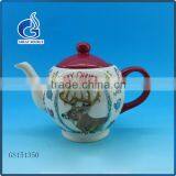 Cheap Ceramic Christmas Butter Dish With Lid thumbnail-3