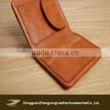 2015 New Design Leather Card Holder, Leather Card Holder With Pocket, Credit Card Holder