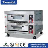 Furnotel Professional Heavy Duty 2-Layer 4-Tray Gas Oven Pizza for sale