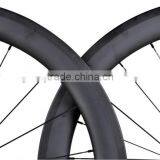 700C Carbon Rim Wheelset Tubular Road Bike Tubular Wheel Wheelset 60mm China OEM Carbon 2016 New Aero 60mm Tubular Carbon Wheel thumbnail-3