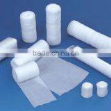 MK- PBT08 High Quality White Bleached Tabby PBT Bandage Surgical First Aid Medical Bandage Elastic Crepe Bandage thumbnail-1