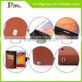 Crazy Horse Pattern Leather Double Phone Case Card Holder for Samsung Galaxy NOTE 3 thumbnail-5