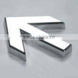 Simulated Metal Letters