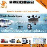 H.264 Car Mobile DVR 4-CH HDD/SSD Monitoring Compression MDVR thumbnail-3