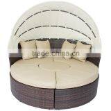 Wholesale China Manufacture Modern Round Rattan Daybed thumbnail-4