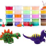 handprint air dry clay modelling dough,super light clay,diy polyresin toy.play diy colorful modeling clay for kids