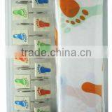 Cute Style Polyester Shower Curtain/bathroom Curtain Matching With 12pcs Poly Resin Hooks thumbnail-1