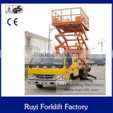 Taizhou Ruyi 4 to 20m scissor lift platform truck mounted lift
