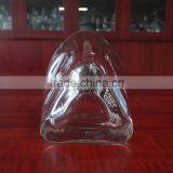 9oz Unique Handblown Triangle Shaped Glass Whisky Cup thumbnail-3