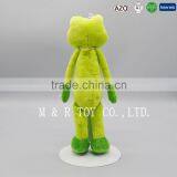 New Design Green Stuffed Plush Frog Toys for Birthday Gifts thumbnail-3