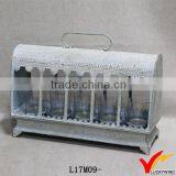 Metal Base Replacement Glass 5 Candle Candle Holder thumbnail-1