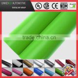 Professional Texture Vinyl Wrap Sticker Decal Film Sheet 4D Green Carbon fiber vinyl