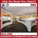 Retail Wooden Supermarket Wine Display Rack Wine Display Fixture thumbnail-1