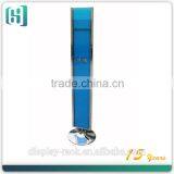 Metal Double-sided Hanging Rotating Clear Acrylic Plate Jewelry Display Stand HSX-S0106