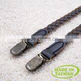 Wholesale Vintage Clips 20mm Adjustable Mens Leather Suspenders thumbnail-2