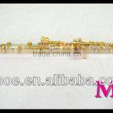 Player Type Semi Automatic Gold Plated Crystal Transparent Body Oboe thumbnail-1
