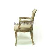 Nice Wooden Round Stool Modern Wing Back European Style Dining Chair thumbnail-3