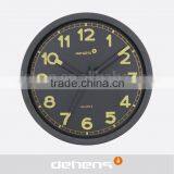 DEHENG Round Shape Metal Clock for Living Room thumbnail-2