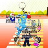 Guangzhou Promo Gift Rubber Keyholder/3d PVC Rubber Keychain/custom Metal Ring Rubber Keychain thumbnail-1